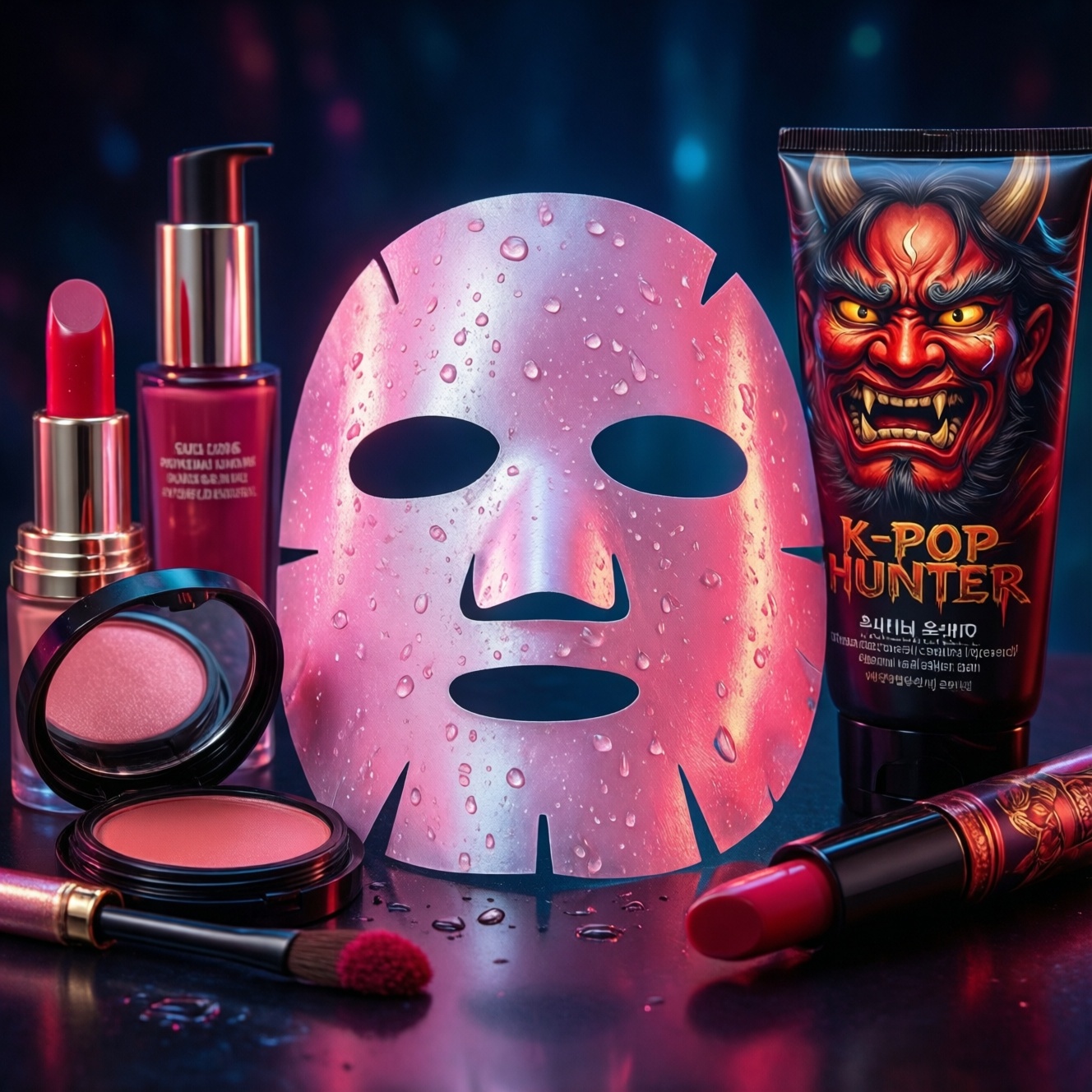 Anua niacinamide Txa serum mask: осветление кожи и увлажняющий уход в стиле k-pop demon hunters