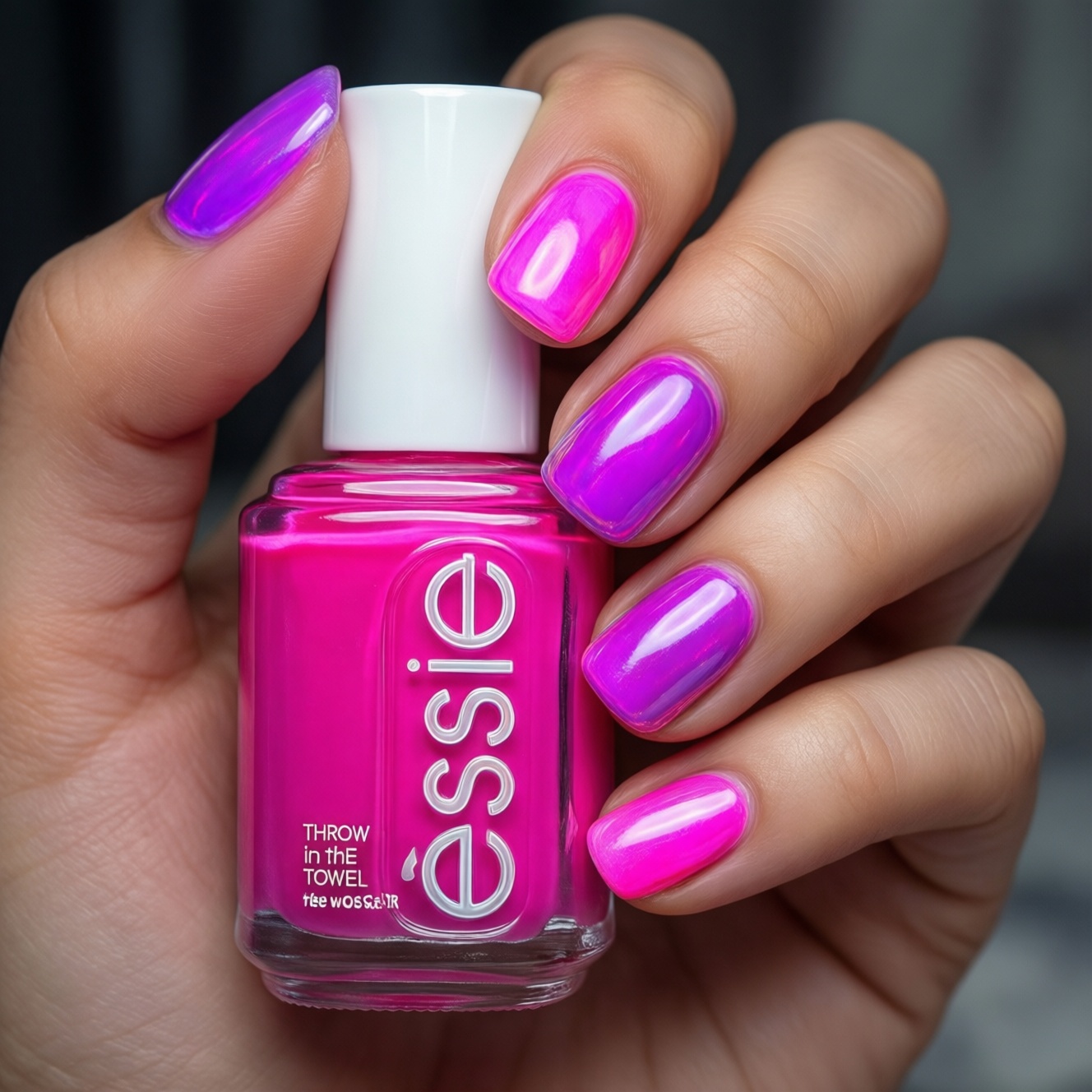 Неоновый маникюр с essie throw in the towel: идеи и советы по нанесению