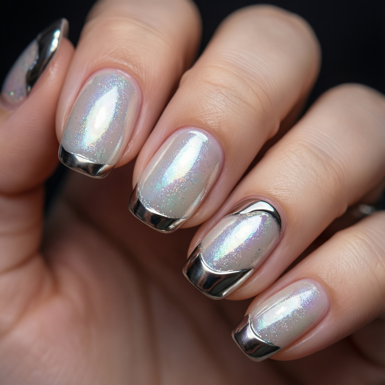 Новые chrome effects и infinite shine glaze toppers Opi для зеркального маникюра